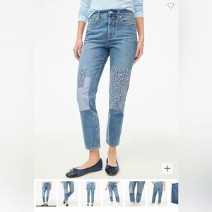 JCrew premium edition patchwork slim jeans. Still have tags.